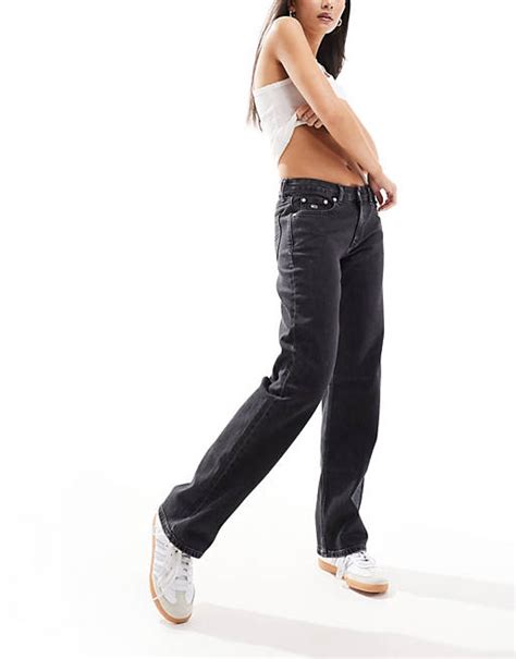 Tommy Jeans Sophie low waisted straight leg jeans in .